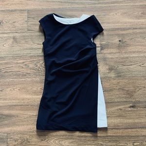 Navy blue/white dress